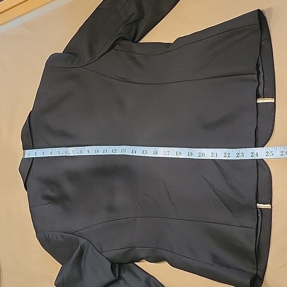 J. Crew Women's Black Super 120's 100% Wool Blazer Jacket 2 Button Size 10 EUC! - Picture 7 of 10